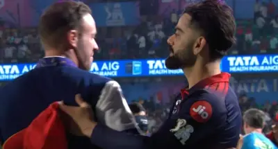 Watch: Virat Kohli's Emotional Hug With RCB Legend After IPL 2026 Final Qualification
