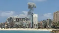 Israeli air strikes hit Lebanese city of Tyre despite Iranian warning to stop attacks