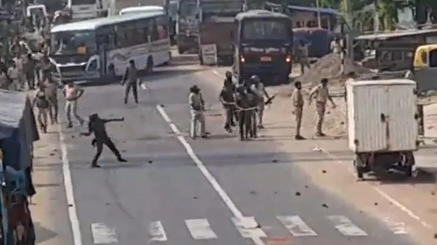 Degree college protest turns violent in Nalanda; 3 cops injured, 10 arrested