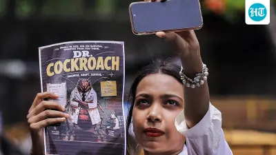 ‘A thali and a chammach’: At Cockroach Party's protest in Delhi, a Covid-era dig at PM Modi with plates and spoons