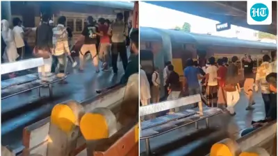 Big argument, then a collapse: Video surfaces after man dies during scuffle over boarding train in Delhi
