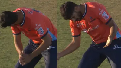 WATCH: Haris Rauf's Aggressive Gesture After Leaving Nicholas Pooran Clean Bowled In MLC 2026