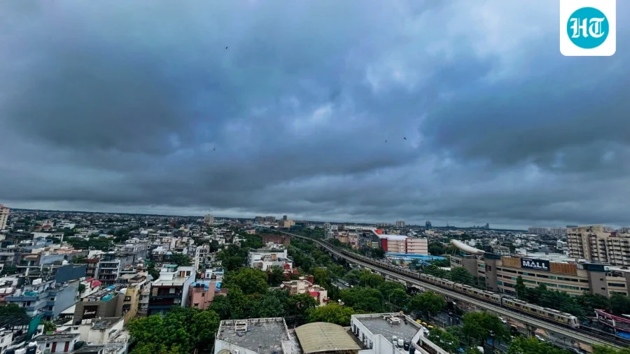 Rain in Delhi-NCR due to ‘influence of low-pressure area, monsoon trough’: What does that mean?