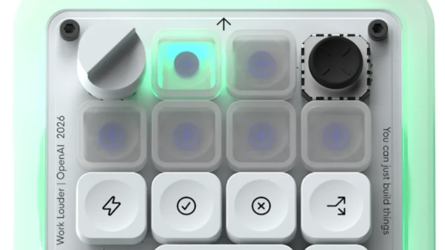 OpenAI's first branded hardware is... a light-up keyboard?