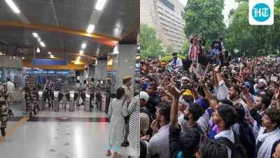 3 Delhi metro stations closed; Rajiv Chowk resumes ops after brief halt ahead of CJP's march