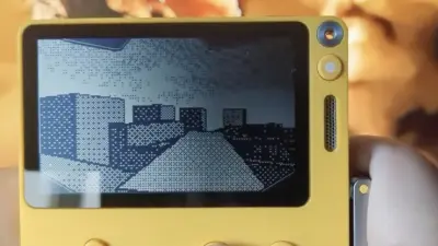 Check out this nifty 3D Playdate game demo