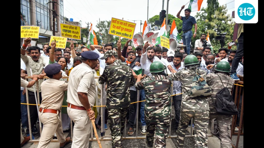 Cong, BJP supporters clash during Ranchi protest