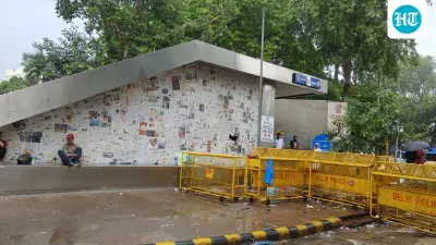Delhi Metro status today: 18 stations closed; Janpath stop covered with newspapers