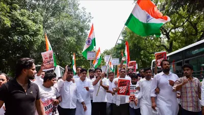 Youth Congress marches to Jantar Mantar demanding Amit Shah's resignation
