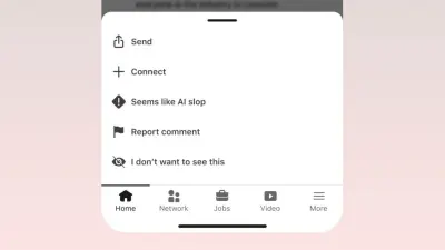 LinkedIn is testing a 'seems like AI slop' reporting tool