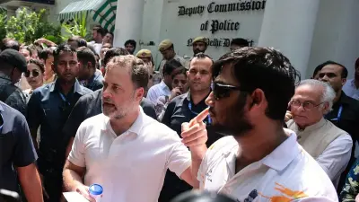 Rahul Gandhi dharna: Congress says BJP communalising pellet gun issue