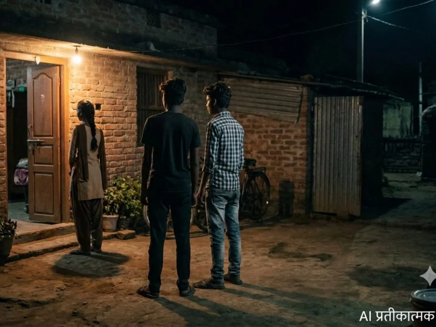 ‘रात साथ गुजारन’ दो लड़कों और लड़की को पड़ गया भारी! ग्रामीणों ने निकाला जुलूस; पुलिस ने किया रेस्क्यू