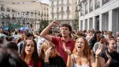 Spain announces ban on evictions after protests over 87-year-old woman's removal from flat