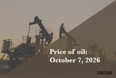 Current price of oil as of October 7, 2026